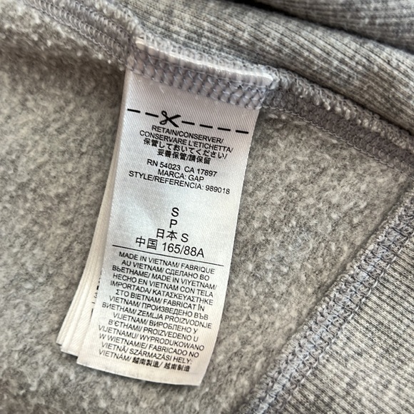 GAP up-down zipper w wrist finger holes 4 pockets Raglan sleeves - Picture 13 of 13